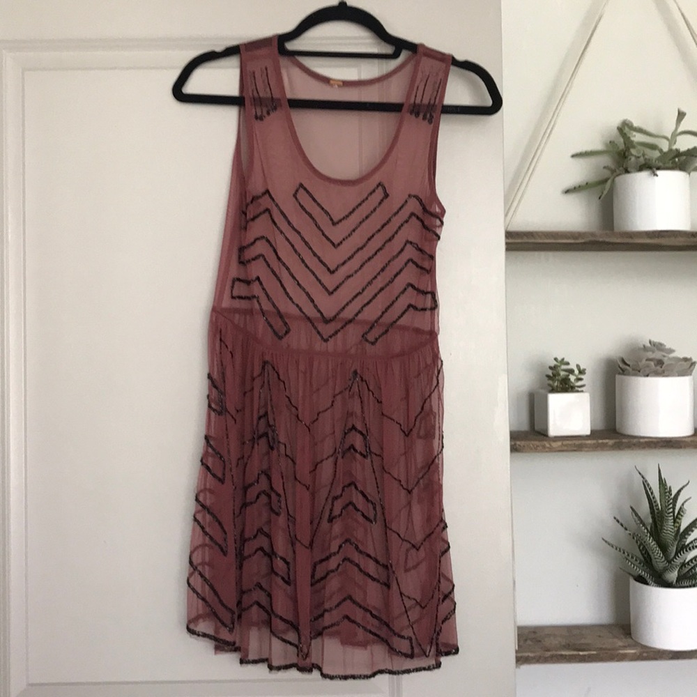 Maroon Free People Dress